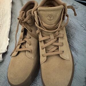 Timberland Brown Suede Lace-Up Boots